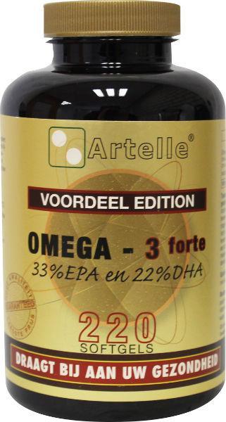 artelle Omega-3 Forte Softgel 1000mg - 220 stuks